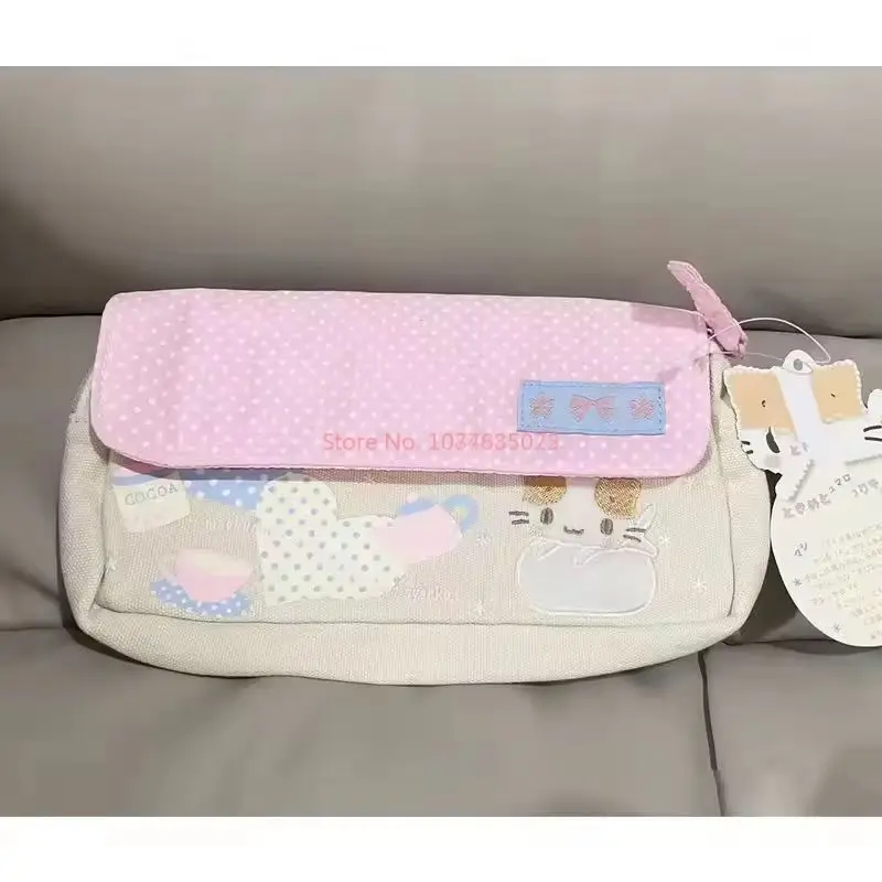 かわいい Masyumaro ふわふわ Fuwa Nyanko 猫鉛筆ケース学校用かわいい鉛筆ポーチ収納オーガナイザー化粧バッグ化粧品バッグギフト