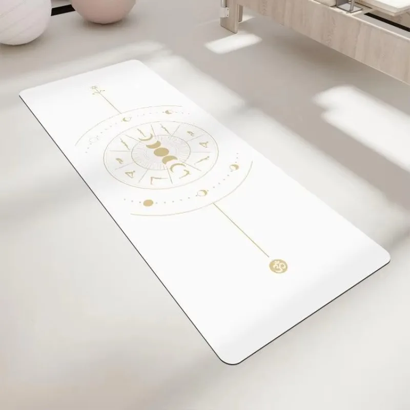 

Custom Logo PU Natural Rubber Yoga Mat Body Line Fitness Mat 2026