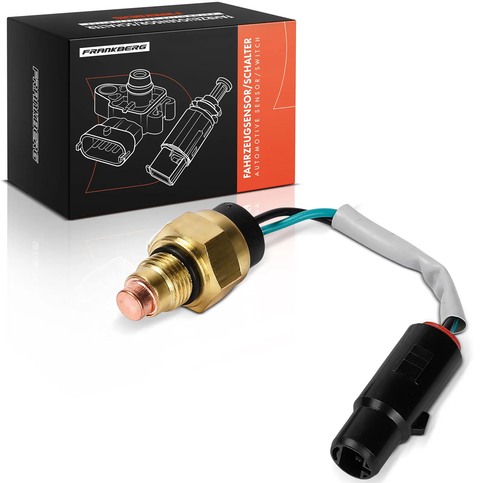 Frankberg 1x Temperaturschalter Kühlerlüfter für Hyundai Lantra I J-1 S Coupe 1.5L 1990-1996 2536021301 19021030 2536021201