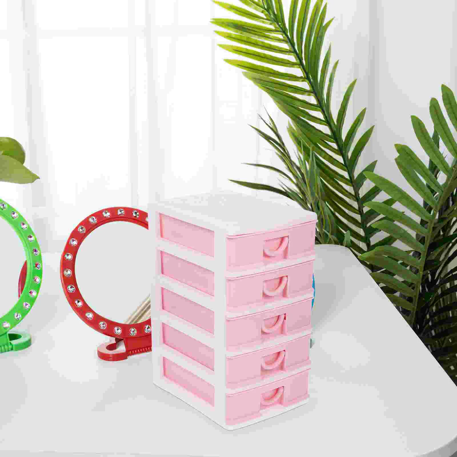 

Storage Box Creative Organizer Desk Drawer Skin Care Product Holder Plastic Practical Desktop Office