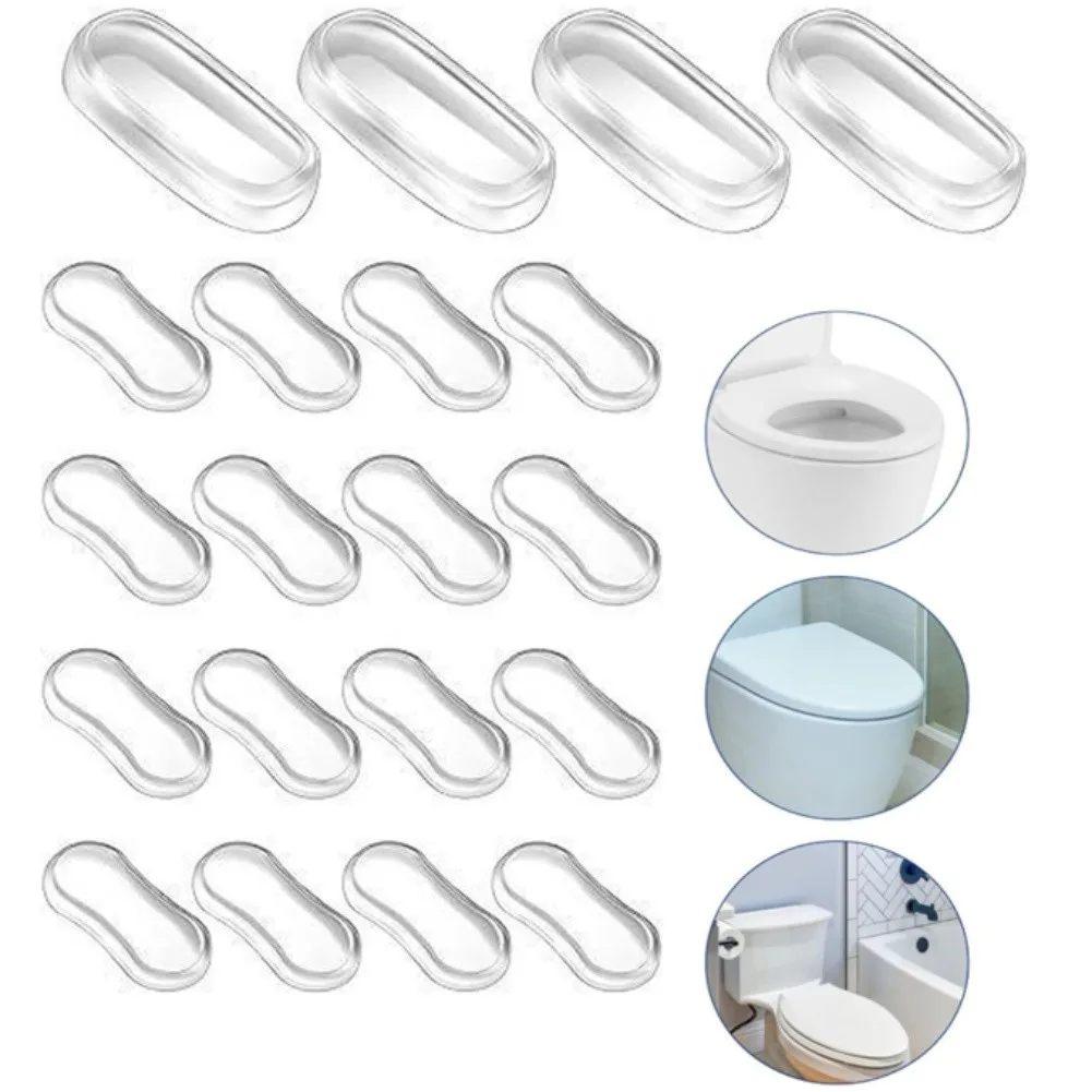 

Противоударные накладки для унитаза, прозрачные, водонепроницаемые, шумопоглощающие, гибкие, с амортизацией