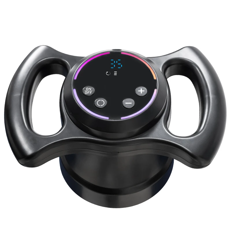 Vibration Massage Dual Color Light Slimming Tool Handles Red Light Therapy Blue Light Calming Full Body Massage Device slim down