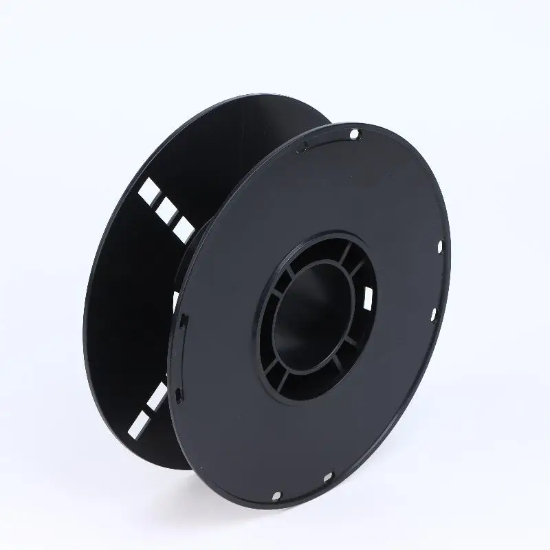 Plastic Wire Spool Extension Cord Storage Reel Small Cable Spool Cord Winder For Camping Caravan Motorhome Black Wire Management