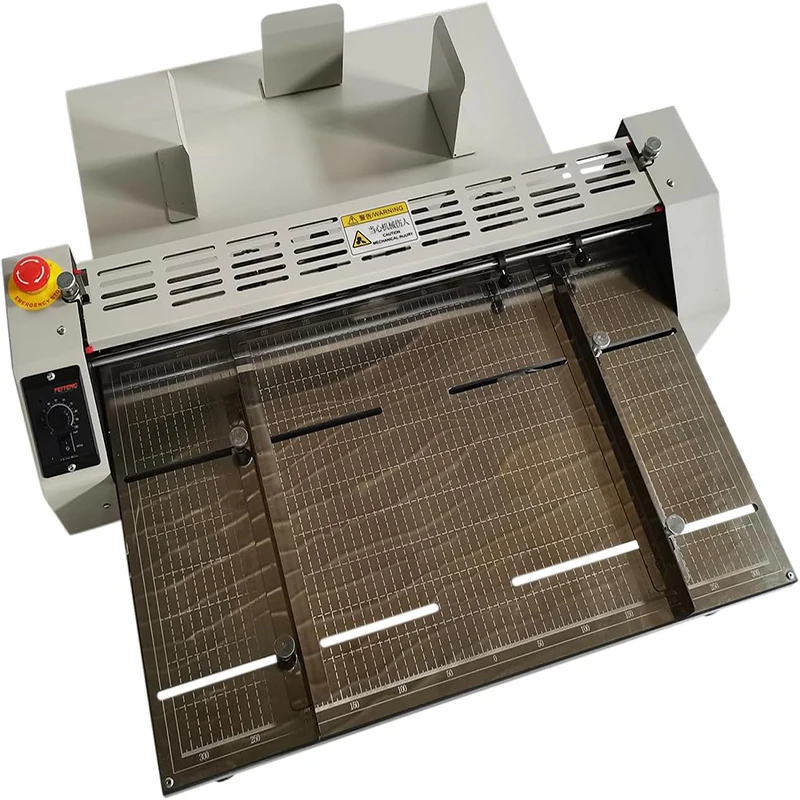 

25-дюймовая электрическая машина для биговки бумаги, машина для заточки бумаги, 3000 шт./часовая машина для складывания бумаги, приглашения для карточек