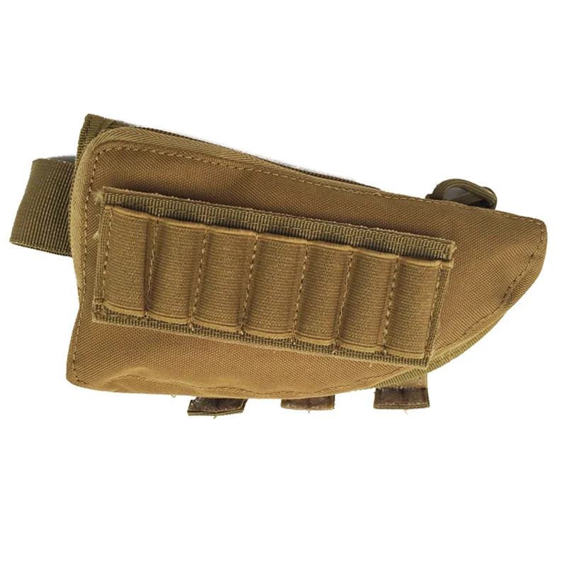 Tactische Muti-functionele Jacht Rits Geweer Buttstock Pack Bag Wang Pad Rest Shell Mag Ammo Pouch Pocket Magazine Bandolier