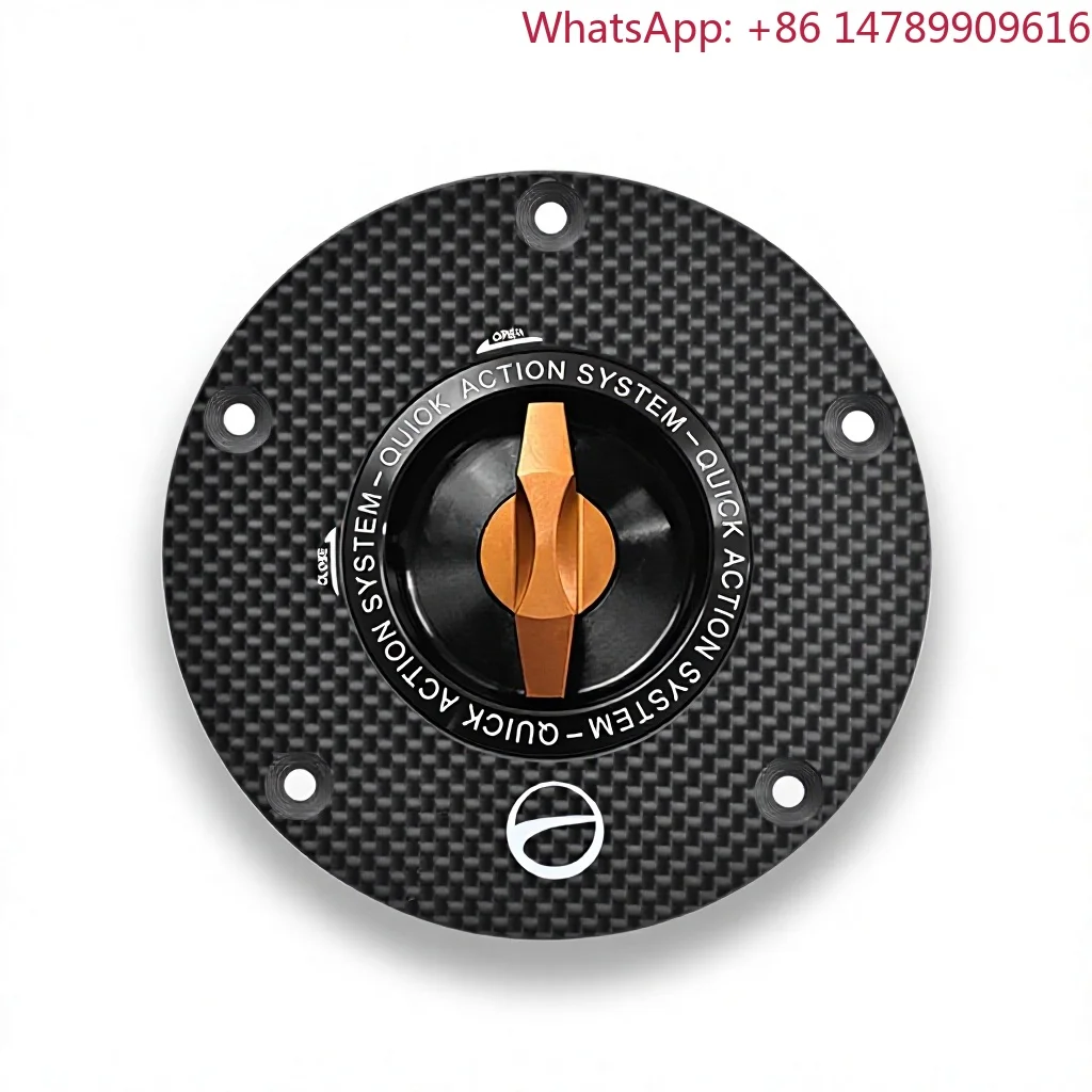 For CMX 300/CMX 500 Rebel 2017-2024 Motorcycle Carbon Fiber Aluminum Alloy Quick Release Fuel Tank Cap Keyless TankMotorcycle P