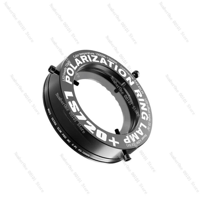 

High definition microscope nanoscale coating to eliminate vertigo reflection high detail polarized ring lamp