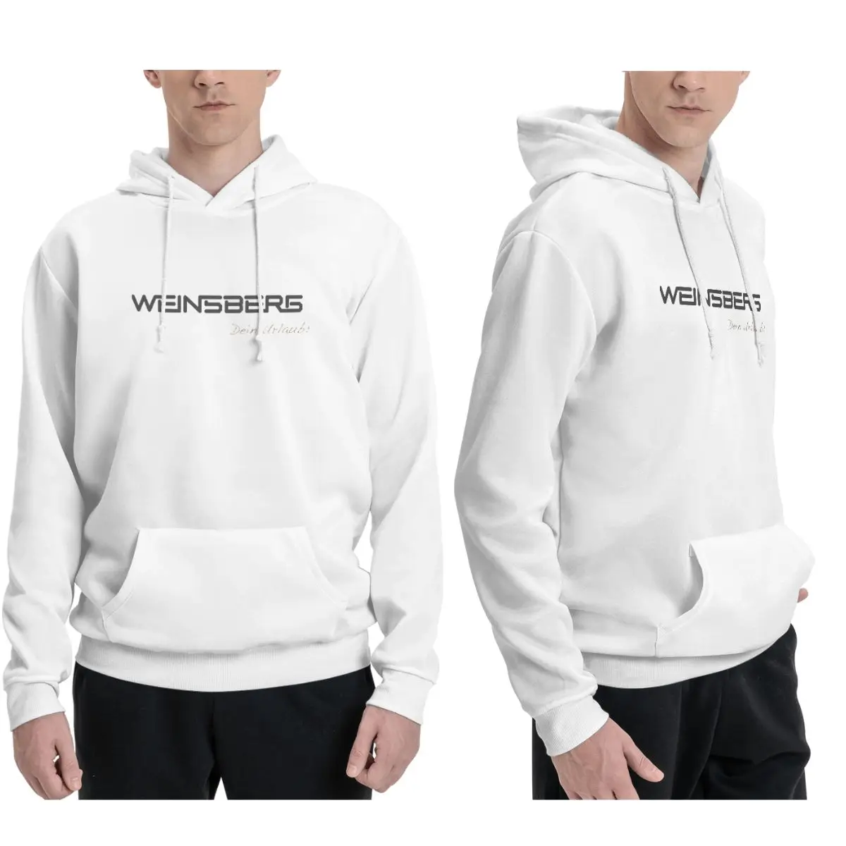 Weinsberg قافلة هوديس الرجال النساء بلوزة كاجوال بلوزات الهيب هوب طويلة الأكمام مقنعين الخريف الشتاء