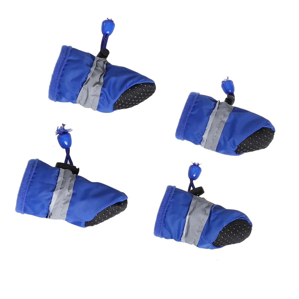 

4Pcs Pet Shoes for Dogs Non-Slip Waterproof Dog Booties Protection from Stones Snow Abrasive Surfaces Easy Wear Xxl Blue
