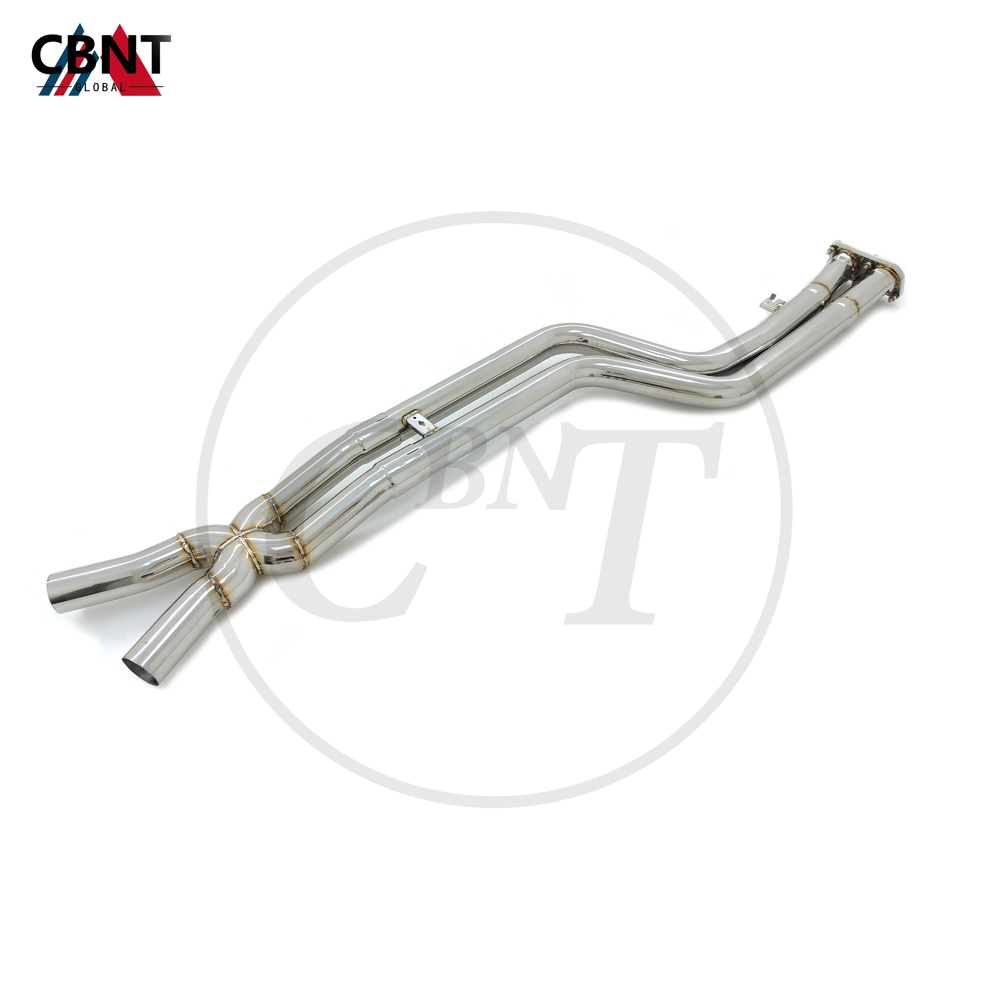 CBNT High Quality Exhaust System SS304 Middle Pipe Performance Catless Mid-pipe Exhaust-Pipe for BMW X3M X4M F97 F98 2019-2023