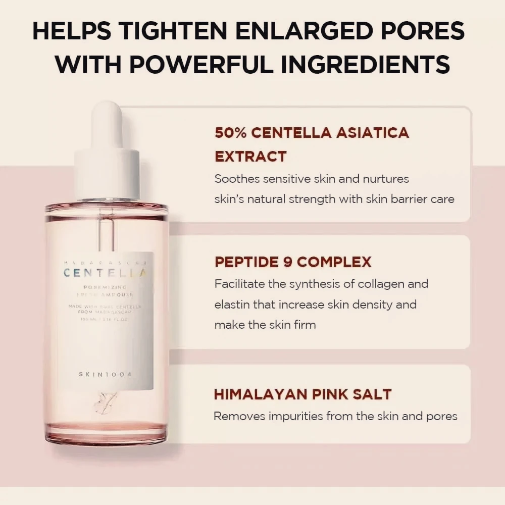 Skin1004 Centella Skincare الكورية مدغشقر ترطيب الحبر مصل كريم تبييض غسل الوجه التطهير النفط جوهر مجموعة