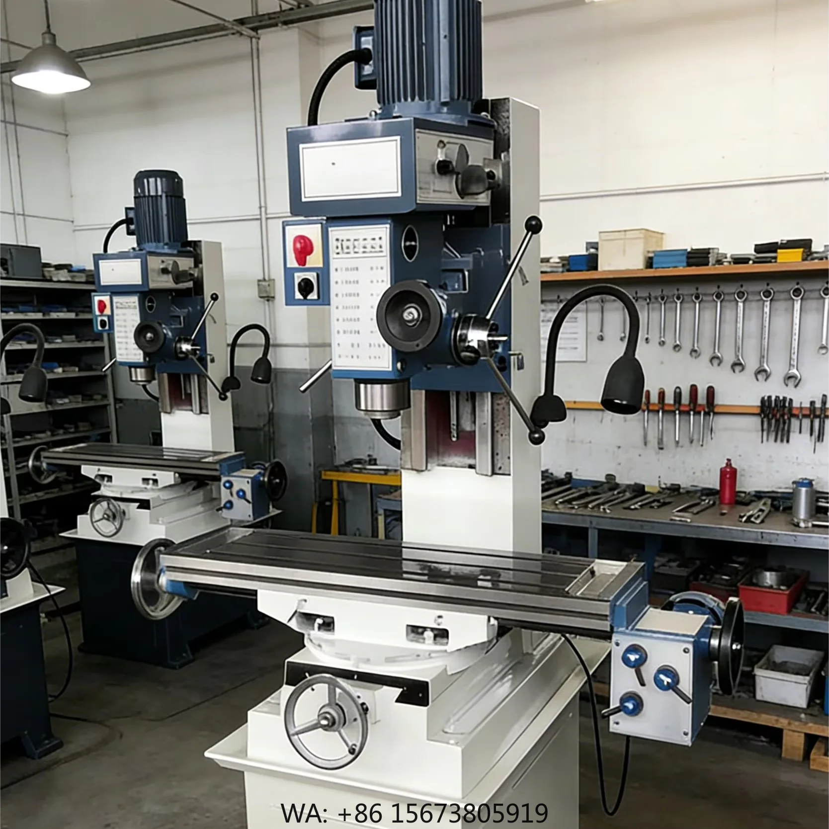Teng DONG Automatic ZX50C Vertical Metal Milling Machine Drilling Milling Equipment MT4 Spindle Taper 50mm Drilling Capacity