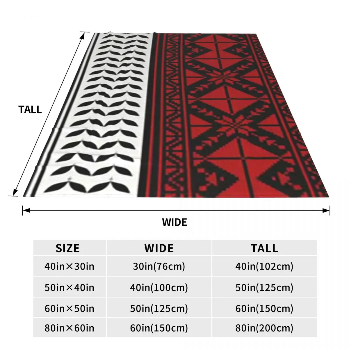 Arabic Folk Kufiya Hatta Traditional Keffiyeh Pattern Blanket Flannel Throw Blanket Bedspread for Bed Travel Home Couch