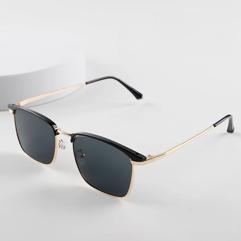 

2PCS Retro Punk Eye Glasses Unisex Clear Square Sunglasses Fashion Korean Style Fashion Small Square Sunglasses