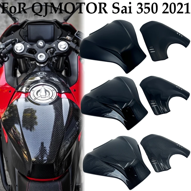 FoR QJMOTOR Sai 350 2021 Motorcycle Enlarged Fuel Tank Protective Cover Modified Fuel Tank Guard