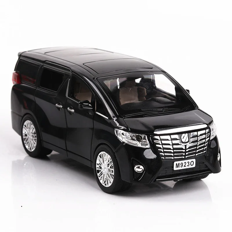 

1:24 Toyota Alphard MPV Car Model Alloy Car Die Cast Toy Car Model Pull Back Children's Toy Collectibles Free Shipping A159