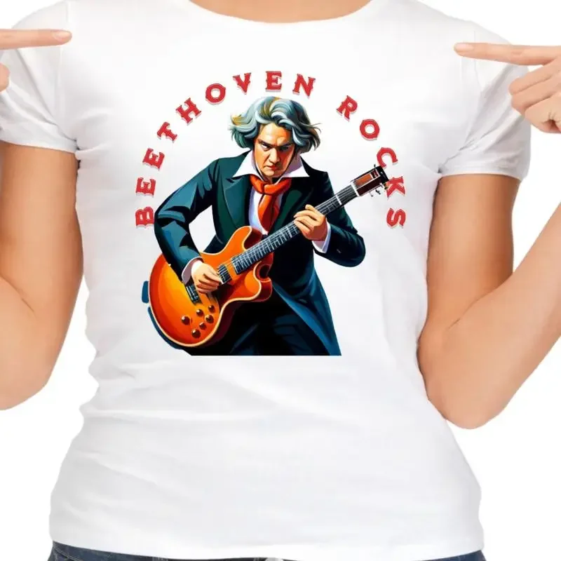 Classical Music T Shirt Men'S Ladies Kids Beethoven Rocks Mozart Bach Licensed