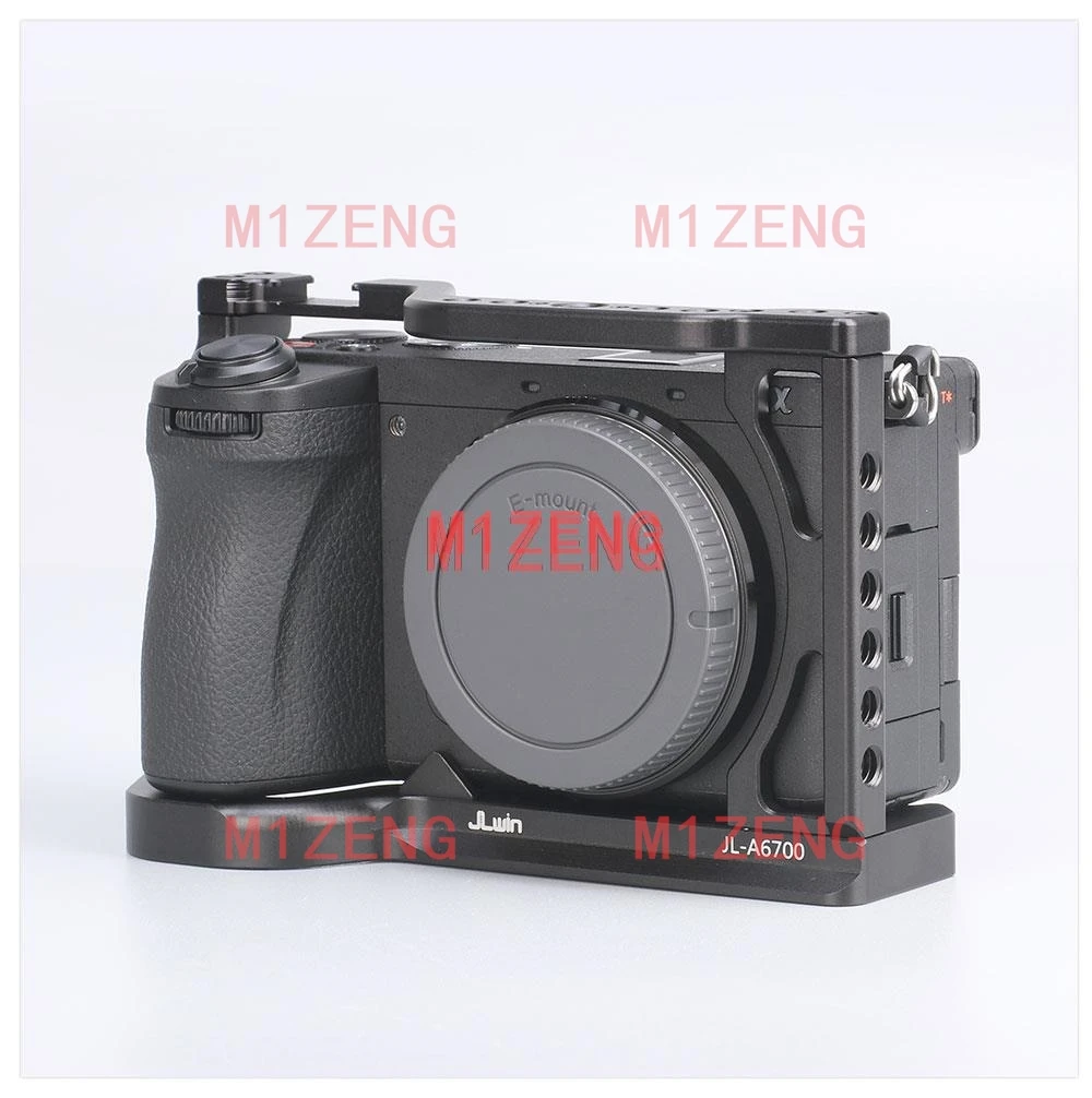 Quick Release Kaninchen Käfig Rig Griff Film Arm Unterstützung Halterung Stabilisator für SONY A6700 Kamera Video LED Mikrofon Stativ – Detail 10