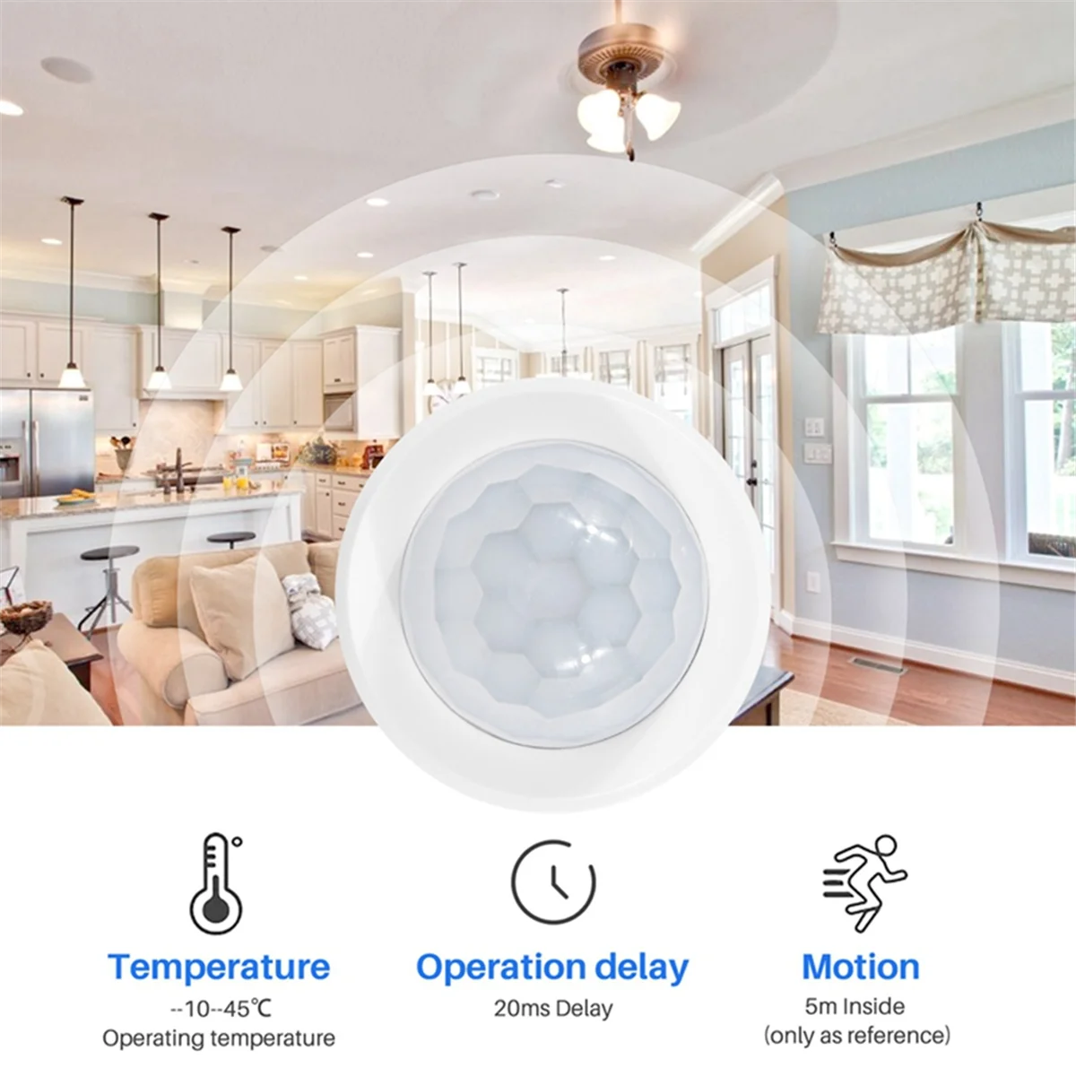 Tuya Zigbee PIR Motion Sensor sensore di movimento del corpo umano Smart Life Control funziona con Alexa Google Home