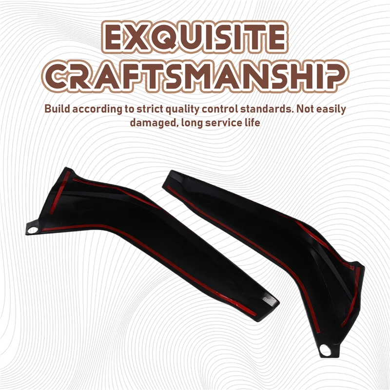 

For Honda Civic 2022-2023 Front Bumper Side Corner Spoiler Splitter Guard Decor Car Part