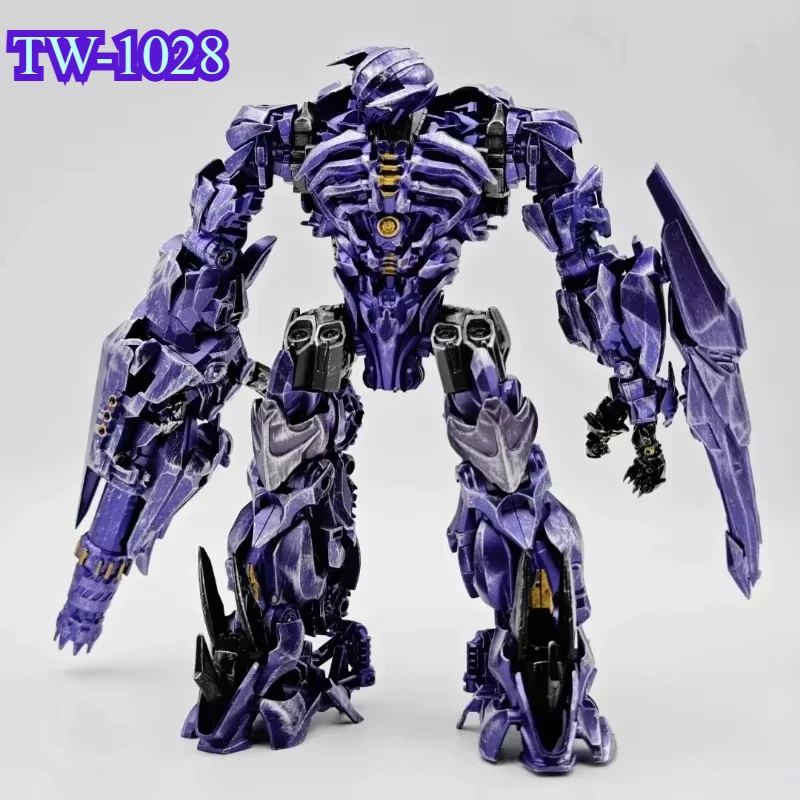 In Voorraad BAIWEI Transformatie Speelgoed TW-1028 TW1028 Fijne Geschilderde Versie Shockwave Film SS Legering Robot Gift Model Beweegbare Poppen