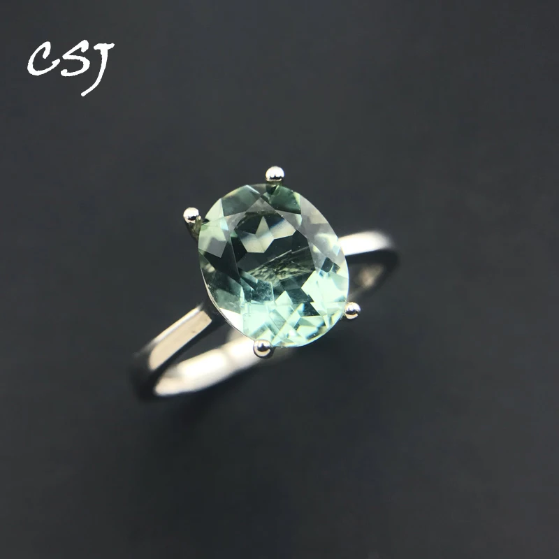 CSJ-빅 스톤 천연 Charoite 반지, 925 스털링 실버 보석 배 15x28mm 여성 파티 크리스마스 선물