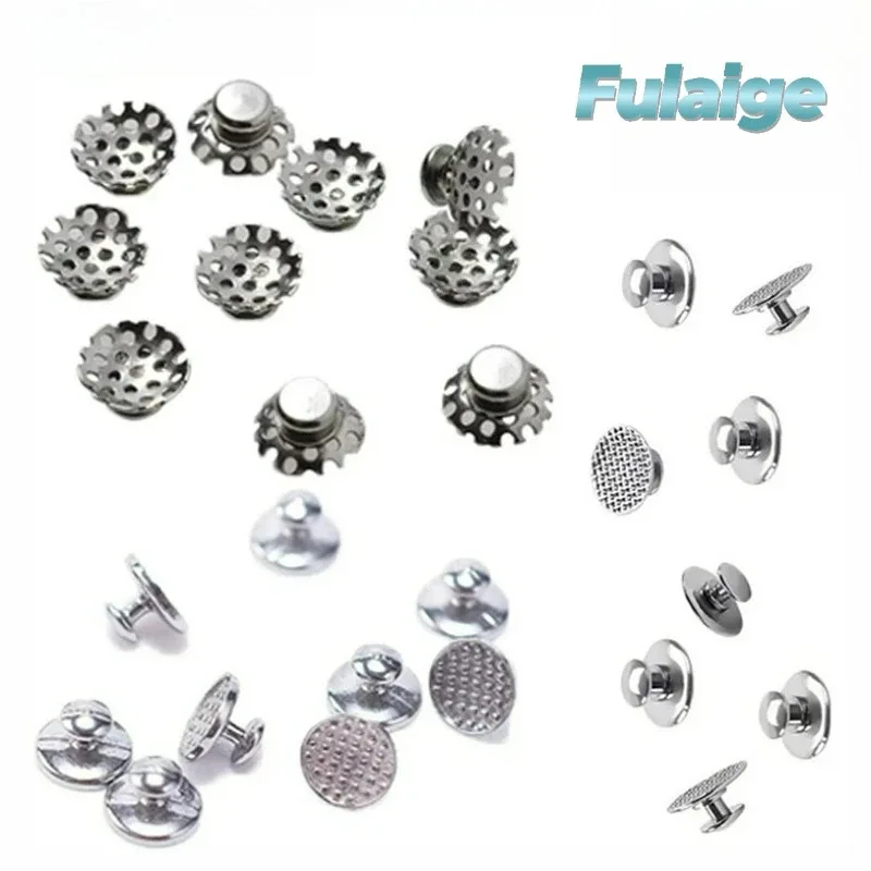 Stainless Steel Lingual Button Kit 10pcs/Bag Bondable Dental Orthodontic Accessories for Traction