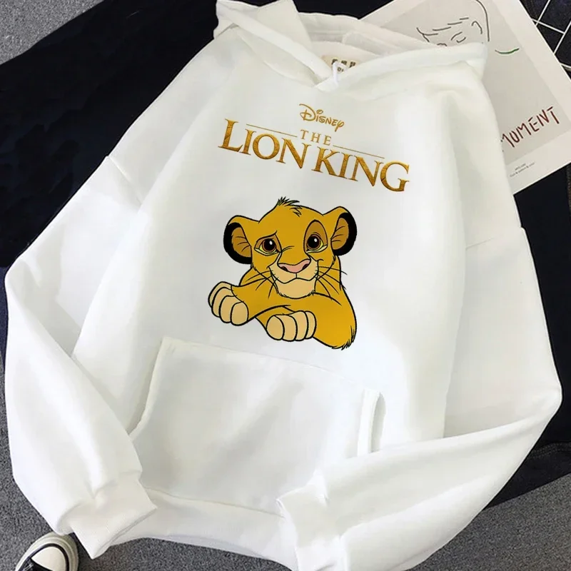 Funny Lion Anime Hoodies Unisex Kawaii Women\'s Sweatshirts Cartoon Graphic Long Sleeve Hoodie Harajuku Hoody Streetwear Female