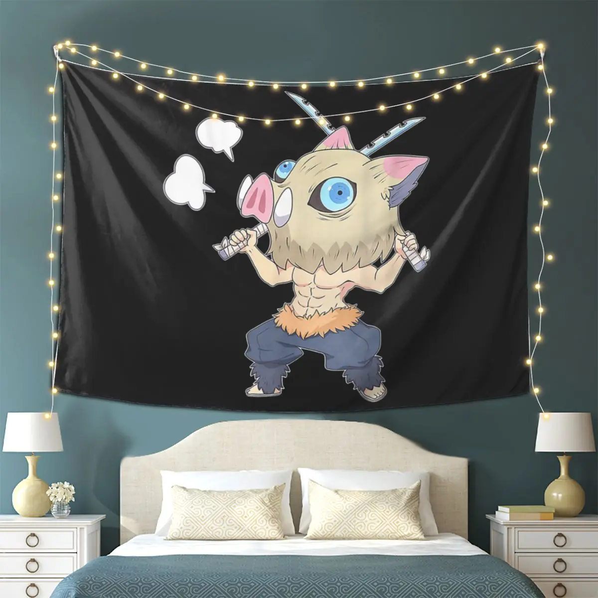 

Slayer Demon Anime Teams Tapestry Wall Hanging Aesthetic Home Decoration Tapestries for Dorm Room