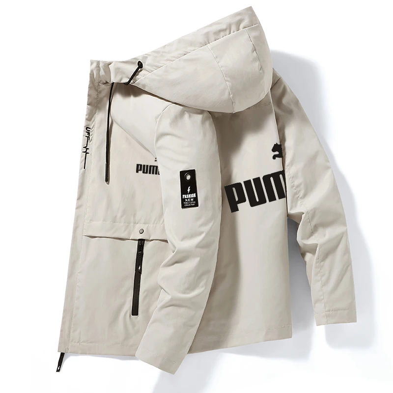 جاكيت رجالي بهودي بسحاب مقاوم للرياح ، خفيف الوزن ، كاجوال ، عالي الجودة ، خارجي ، رياضي ، علامة تجارية برمز كامل ، خريف ، شتاء #6