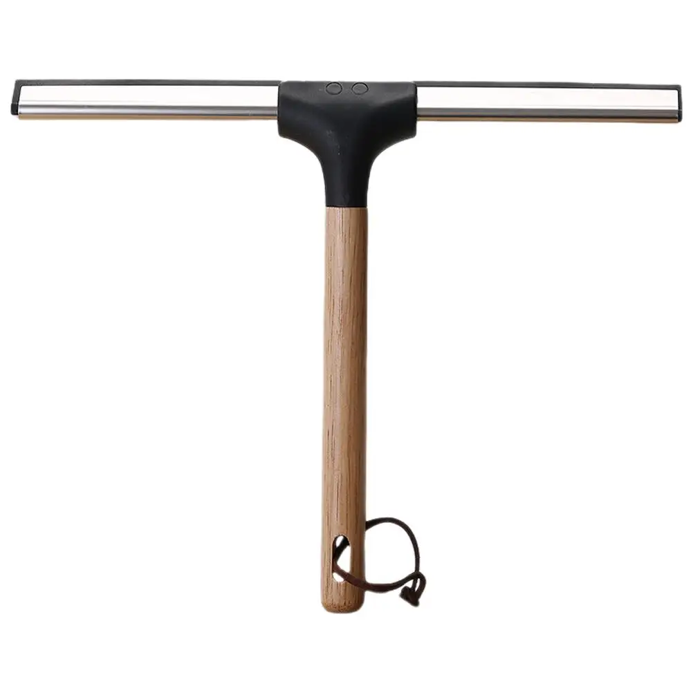 

Wooden Handle Squeegee 10 Inch Scraper for Home Car Shower Door Cleaner Efficient Tool Multi Shower Door Cleaner Functional