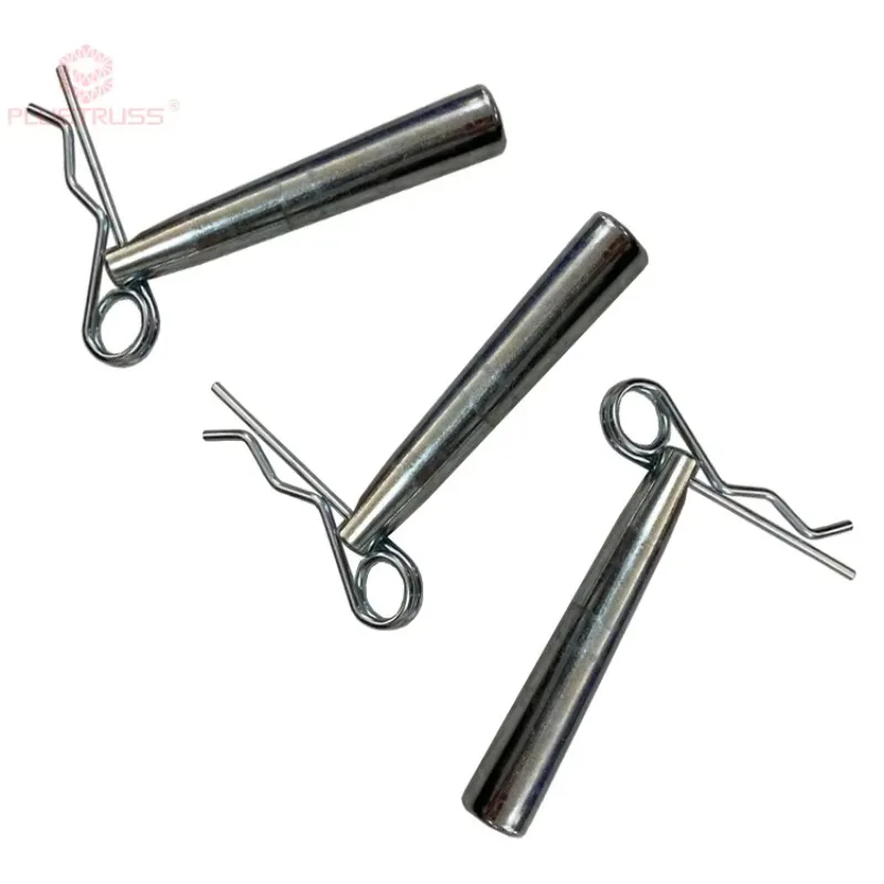【High Quality】Plustruss Stage Truss Display Accessories Truss Clamp Parts Safety Buckle Plug Bolt Steel Pin With R Clip