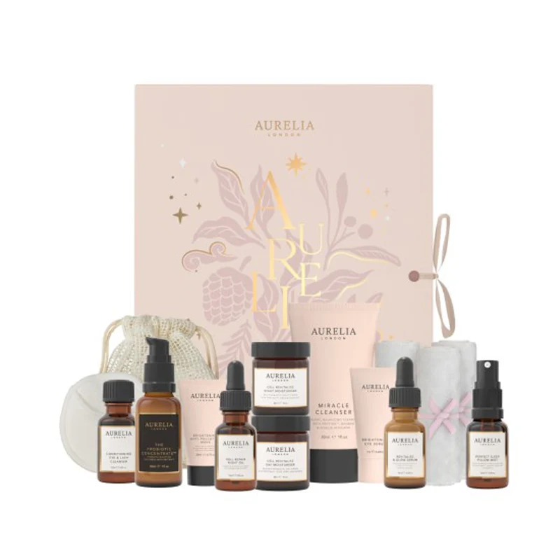 20252022 Wholesale Packing Christmas Empty Essence Makeup Happy Holiday Advent Calendar Box with 12