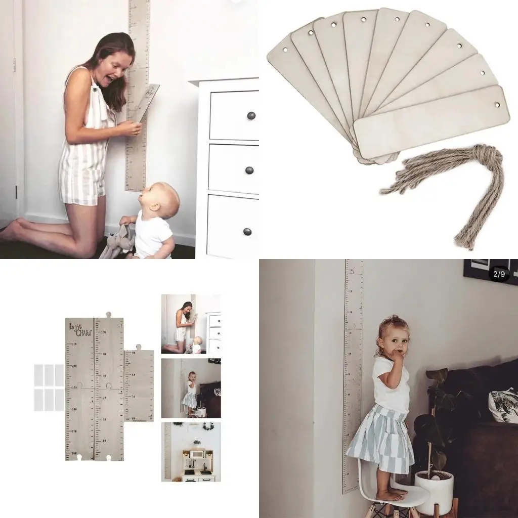 

G6KF Kid Height Growth Chart Ruler Gauge Children Kid Room Wall Decoration Gift