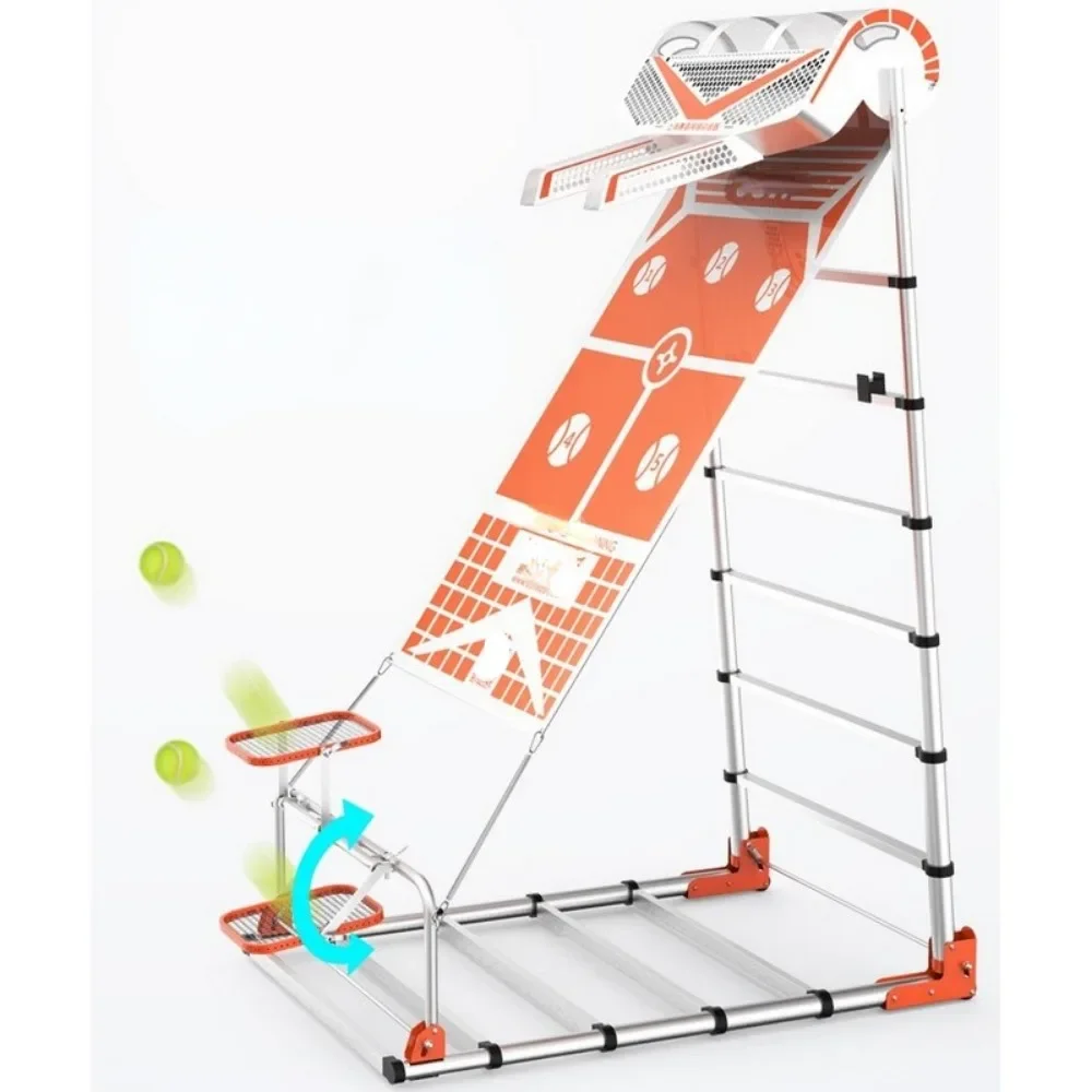 Portable tennis rebound net men and women single swing pace practice fitness artifact net folding tennis