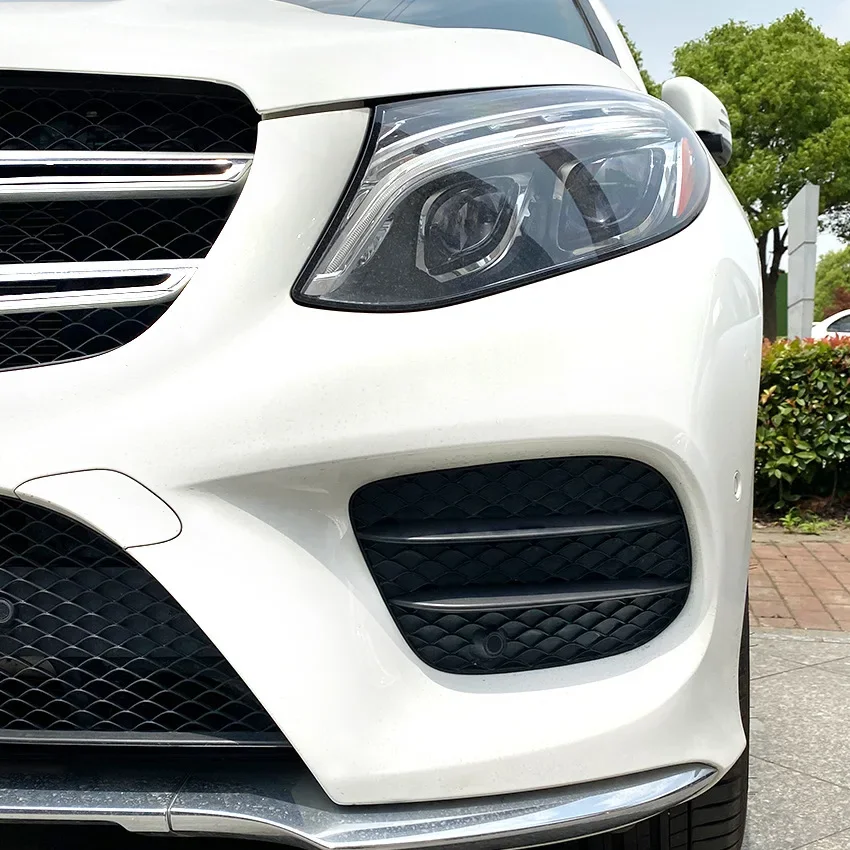 X166 C292 Front Bumper Spoiler Splitter Air Intake Grille Fog Lamp Light Cover Trim For Mercedes Benz GLE GLS GLE Coupe W166 AMG