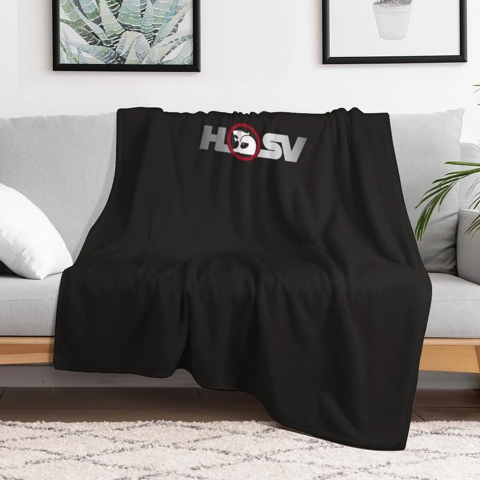 BEST SELLING - HSV Essential T-Shirt Throw Blanket Men's Soft Warm Throw Blanket for Couch