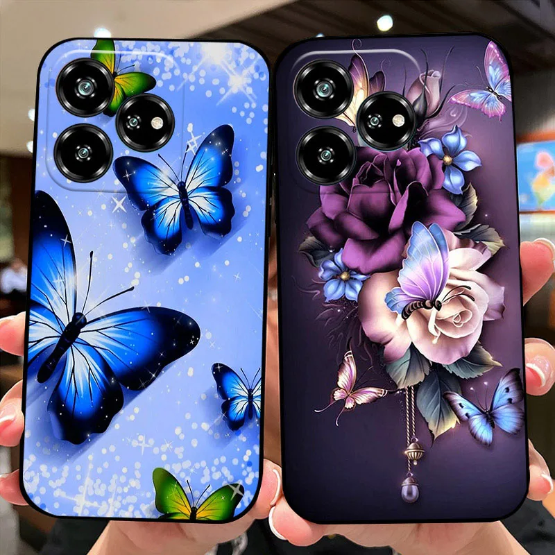 Matte Cases For ZTE Axon 60 Lite Soft Silicone TPU Phone Cover For Nubia V60 Design Coque Axon60 Lite Shockproof Bumper Fundas