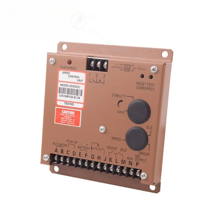 ESD5221 Generator Speed Controller Governor Board Spare Parts For Diesel Generator Industrial Electrical Equipment