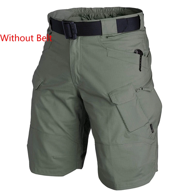 New Men Summer Outdoor Cargo Military Shorts Male Tactical   Waterproof Urban Shorts Trekking Camp Hiking Pants Multi Pocket 6XL