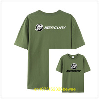 Funny Men t shirt white t-shirt tshirts Black tee Mercury Outboard Marine Engine T Logo Mens T-shirt