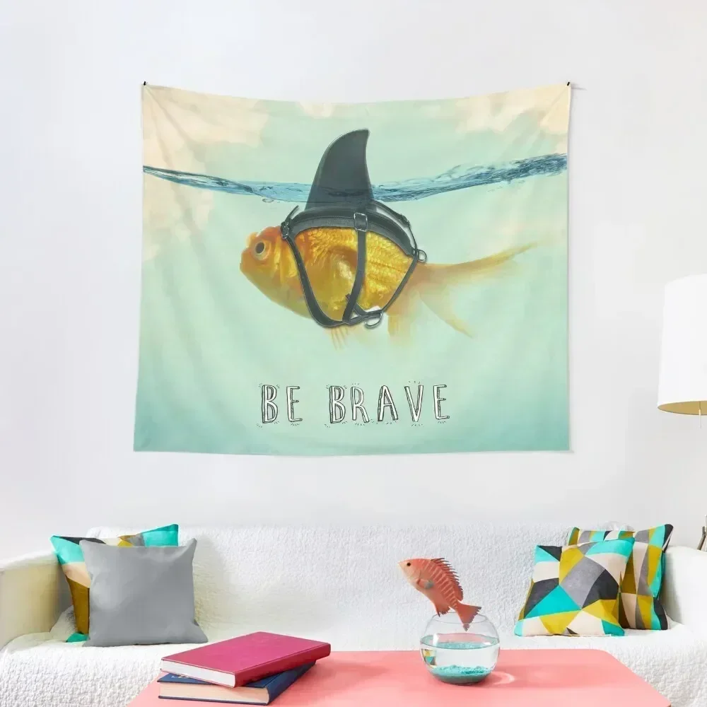 Be Brave - Brilliant Disguise Tapestry Decorative Wall Room Decorator Room Decorating Aesthetic Decoration Home Tapestry