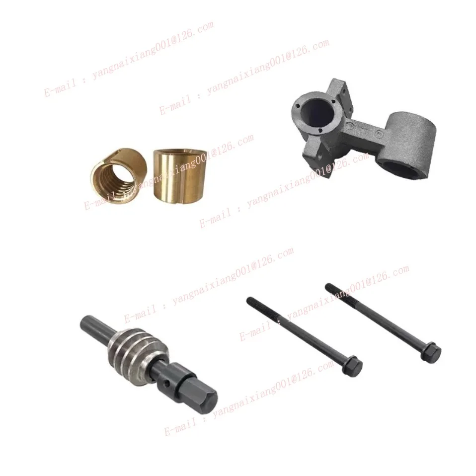 Milling Machine B104-105 Handle B166 Gear Shaft B92 Copper Worm A-60 Spline Shaft A62 Gear B133 Gasket Parts