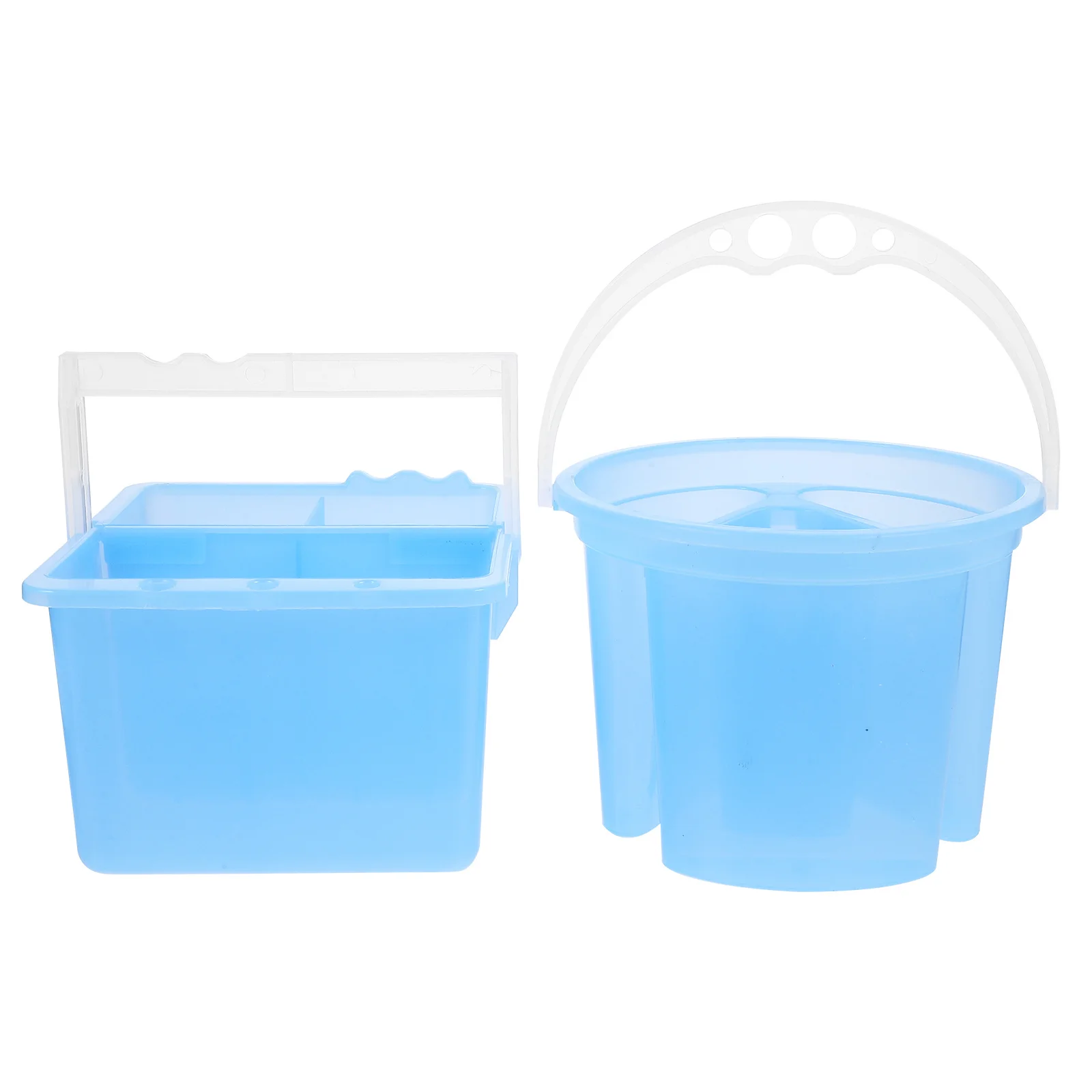 2 قطعة حامل فرشاة الفنان غسالة الطلاء منظم الألوان المائية قابلة لإعادة الاستخدام لوازم الاستخدام اليومي فرشاة الطلاء غسالة دلو الماء