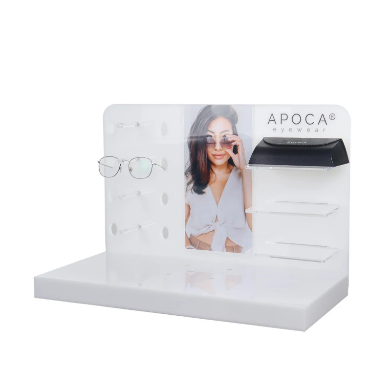 custom.Customize High-quality Suitable Retail Stores Acrylic Desktop Glasses Display Stand and Sunglasses Display Stand