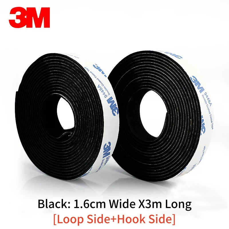 3M 9448A Selbstklebendes Klettband Starkes Spurloses Selbstklebendes Befestigungsband Doppelseitiges Klebeband Hochtemperaturbeständig