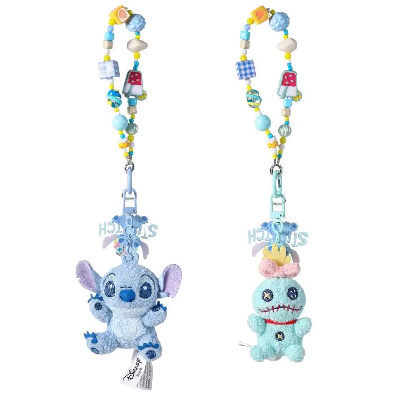 Kawaii Disney Lilo & Stitch Knuffels Mobiele Keten Creatieve Rugzak Paar Hanger Sleutelhanger Meisje Verjaardagscadeau Accessoires