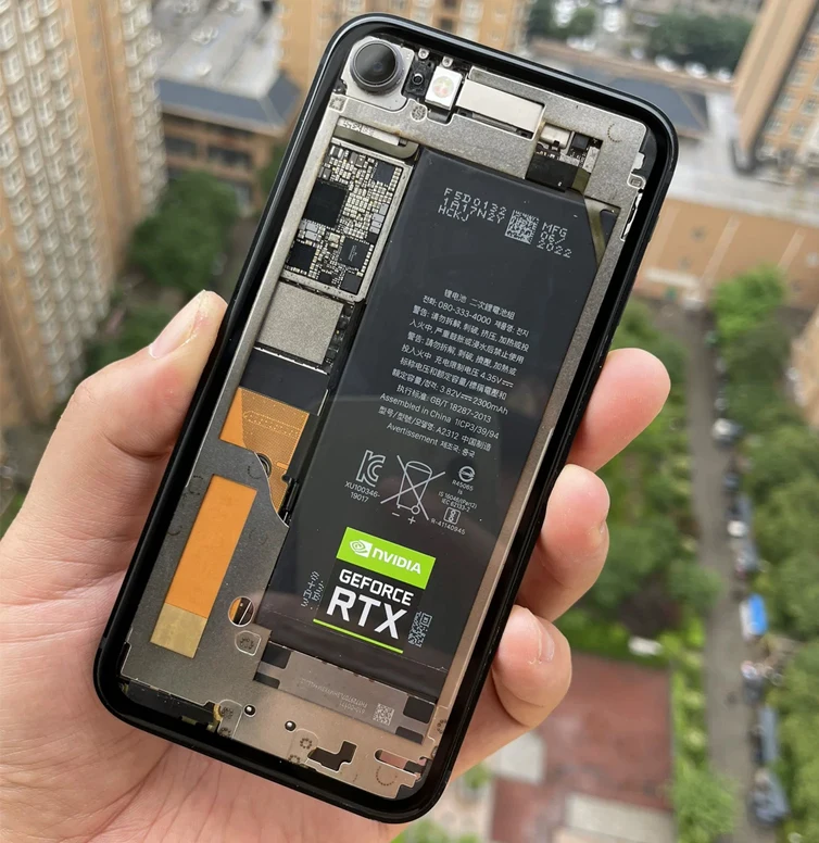 

Transparent Converted Full Housing and Lcd Screen Replacement Repair Parts for iPhone 8 SE 2020 SE 2022 SE2 SE3