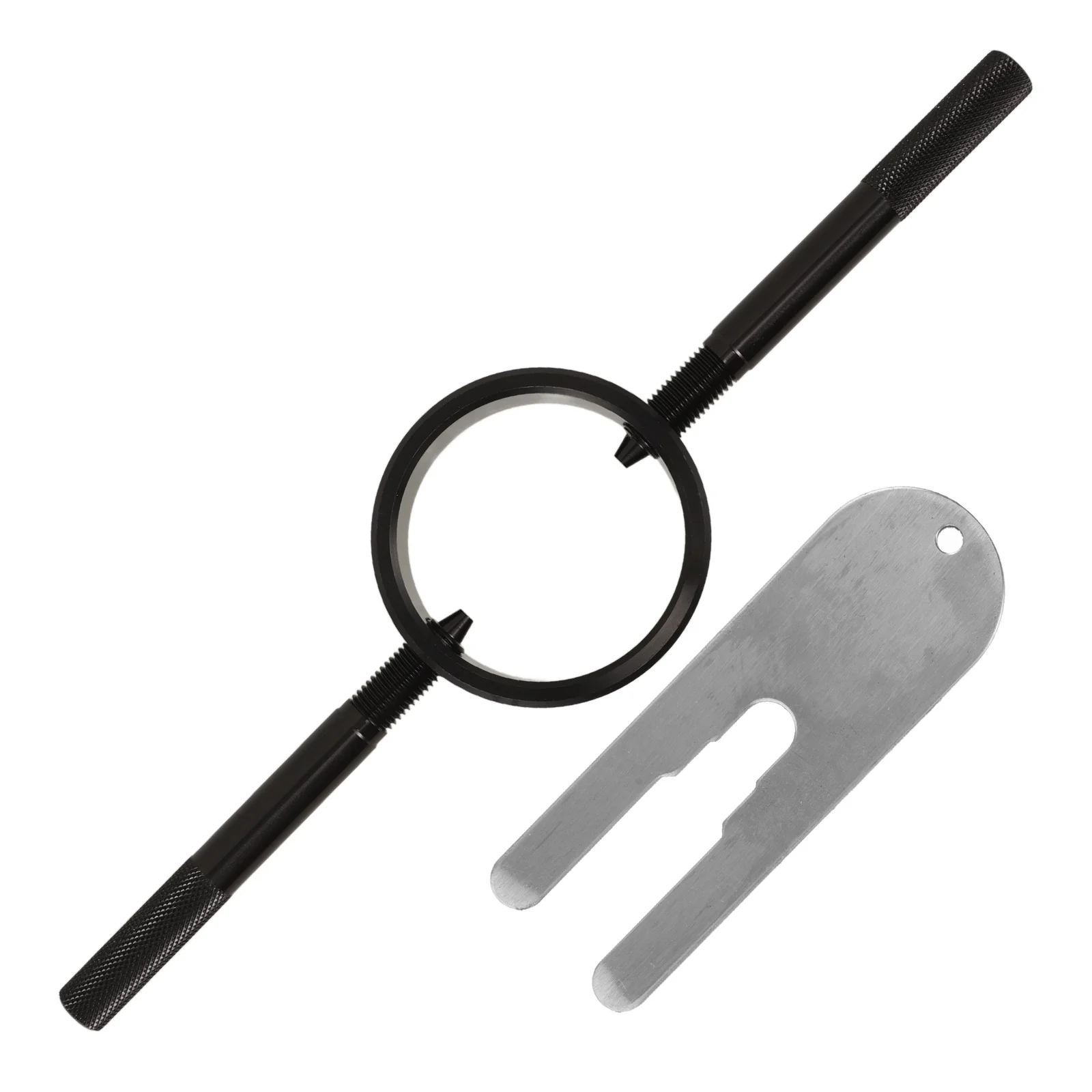 

Durable Universal Fork Spring Compressor Tool Set for Inverted Forks Simplifies Maintenance Efficient Lightweight Design