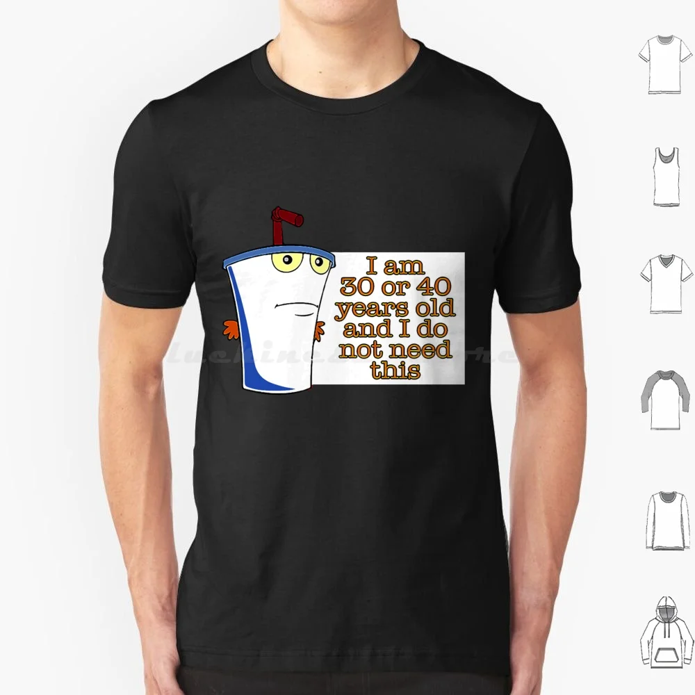 30 Or 40 T Shirt Cotton Men Women DIY Print Aqua Teen Hunger Force Athf Frylock Master Shake Meatwad Adult Swim Aqua Teen Funny